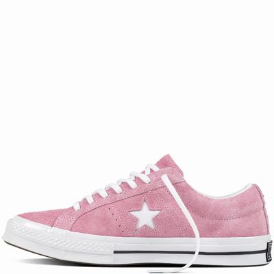 Converse One Star Cotton Candy Low Tops Mens - Light Purple/White/Black Shoes (491SFGYW)